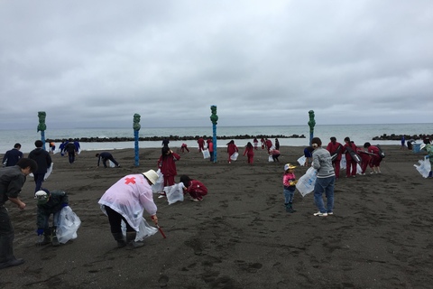 サンセットビーチボランティア清掃