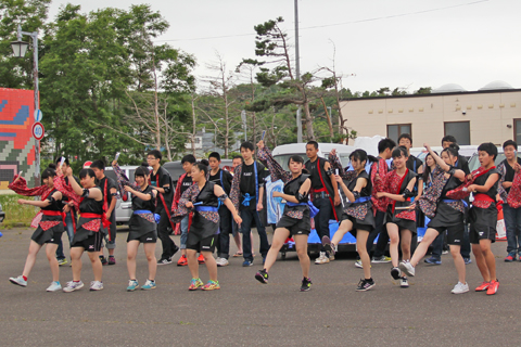 羽幌高校学校祭パレード