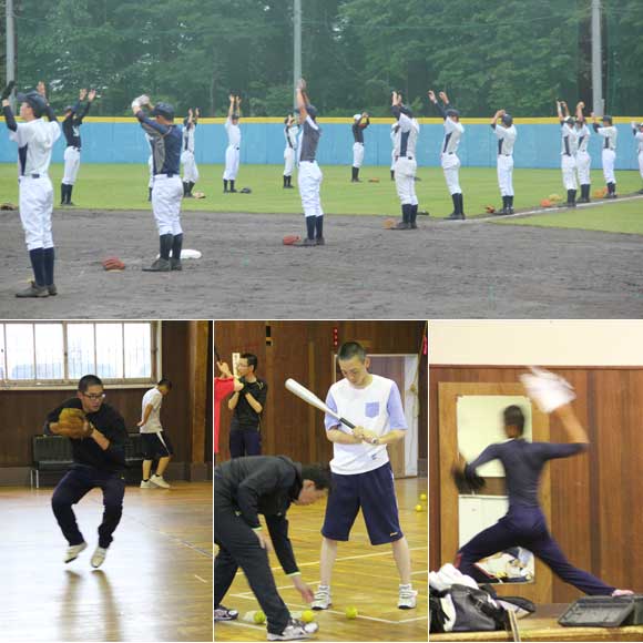 札幌西陵高校野球部合宿