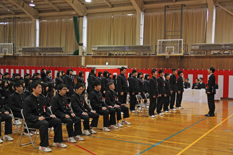 北海道立羽幌高等学校卒業証書授与式